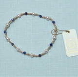 Enewton Pearl Sincerity Pattern 4mm Bead Bracelet - Lapis