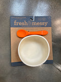 Sugarbooger Fresh & Messy Silicone Suction Bowl & Spoon Set - ABC123