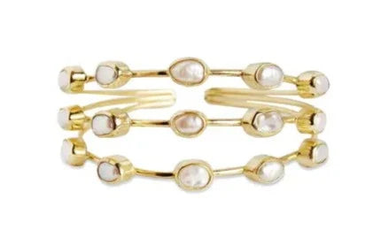 Meshca Fiore Pearl Cuff