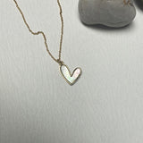 Iishii Designs Heart Drop Charm Necklace