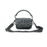 Betty Quilted Puffer Flap Crossbody Handbag