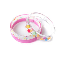 Lilies and Roses Ice Cream Candy Color Bangle (Set of 3)
