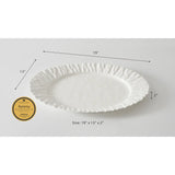 Pampa Bay Large Platter with Ribbon Edge
