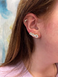 Iishii Designs Classic Four-Prong CZ Stud Earring