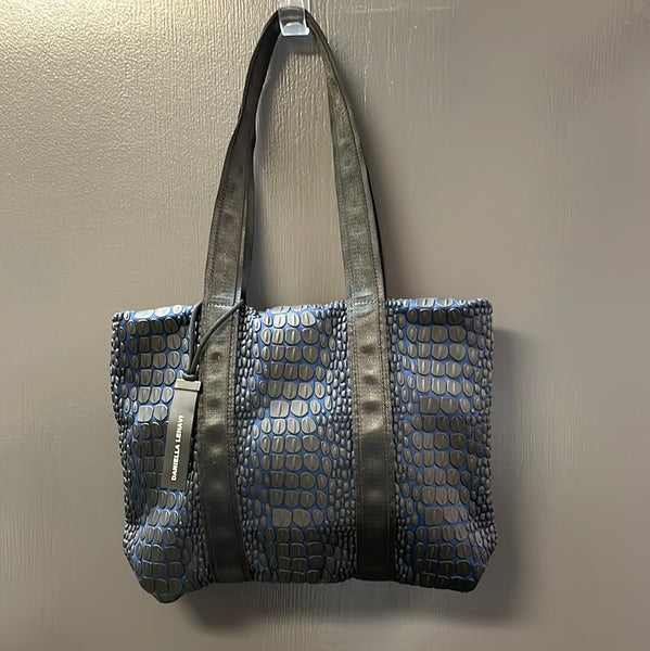 Daniella Lehavi Tokyo Zip Top Tote in Navy