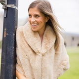 Pretty Rugged Camel Collins Capelet