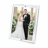 Tara Wilson Beveled Clear Lucite Picture Frame 5x7