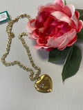 Lula 'n' Lee Jeannie Crystal Chain and Heart Necklace