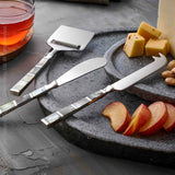 Abalon Forged Steel Stainless Steel Cheese Knives Set of 3