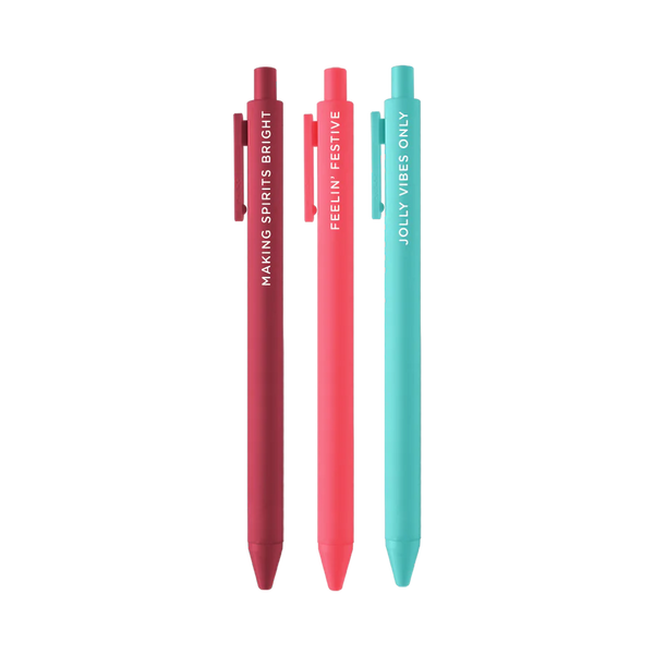 TOOT Holiday Jotter Pack - Making Spirits Bright Set of 3 Pens