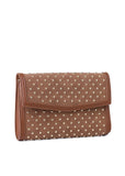 Haute Shore Beth in Saddle Studded Suede Handbag