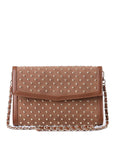 Haute Shore Beth in Saddle Studded Suede Handbag