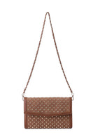 Haute Shore Beth in Saddle Studded Suede Handbag
