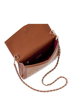 Haute Shore Beth in Saddle Studded Suede Handbag