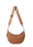 Haute Shore Rowe Sling Bag Woven in Cognac