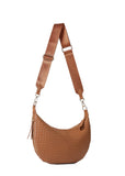 Haute Shore Rowe Sling Bag Woven in Cognac