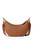 Haute Shore Rowe Sling Bag Woven in Cognac