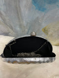 Fan Eventing Handbag in Faux Leather