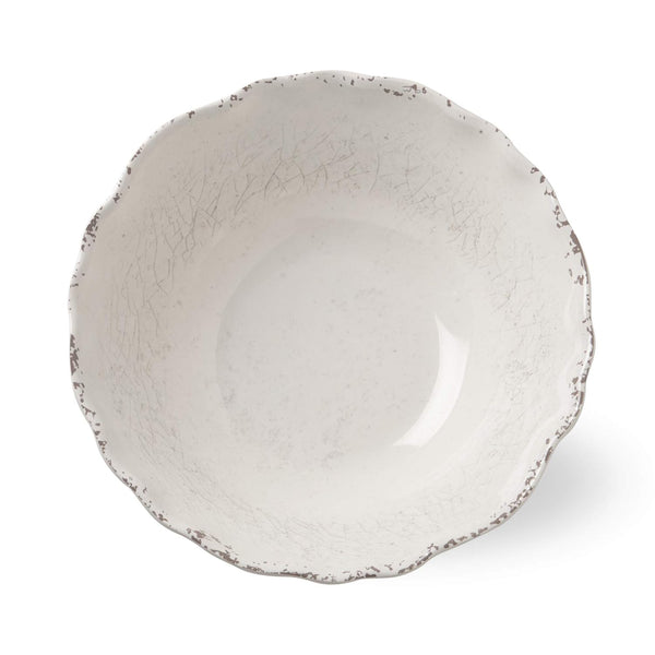 Tag Living Veranda Melamine Serving Bowl in White