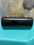 Cleo Faux Leather Serpent Handle Clutch Handbag