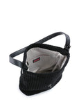 Haute Shore Sandy Hobo Handbag in Woven Black Faux Suede