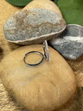 Iishii Designs 1mm Pave CZ Huggie Hoop Earring