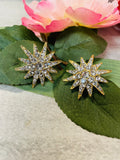 Yochi Crystal Starburst Earring