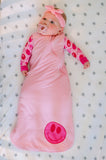Margo Rebecca Pink Smiley Sleep Sack