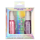 Iscream Sparkle Hair Color and Rhinestones