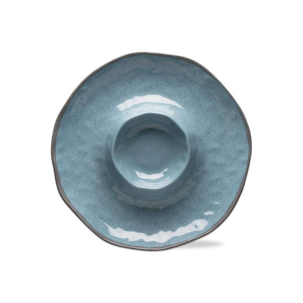 Tag Living Veranda Melamine Chip and Dip in Aqua