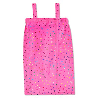 Iscream Plush Spa Wrap Pink Foil Hearts