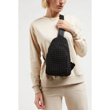 Sol and Selene Beyond the Horizon - Woven Neoprene Sling Backpack in Black