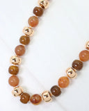 Caroline Hill Baltimore Beaded Stone Necklace