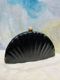 Fan Eventing Handbag in Faux Leather