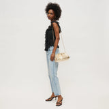 Urban Expressions Tate Woven Frame Clutch Handbag