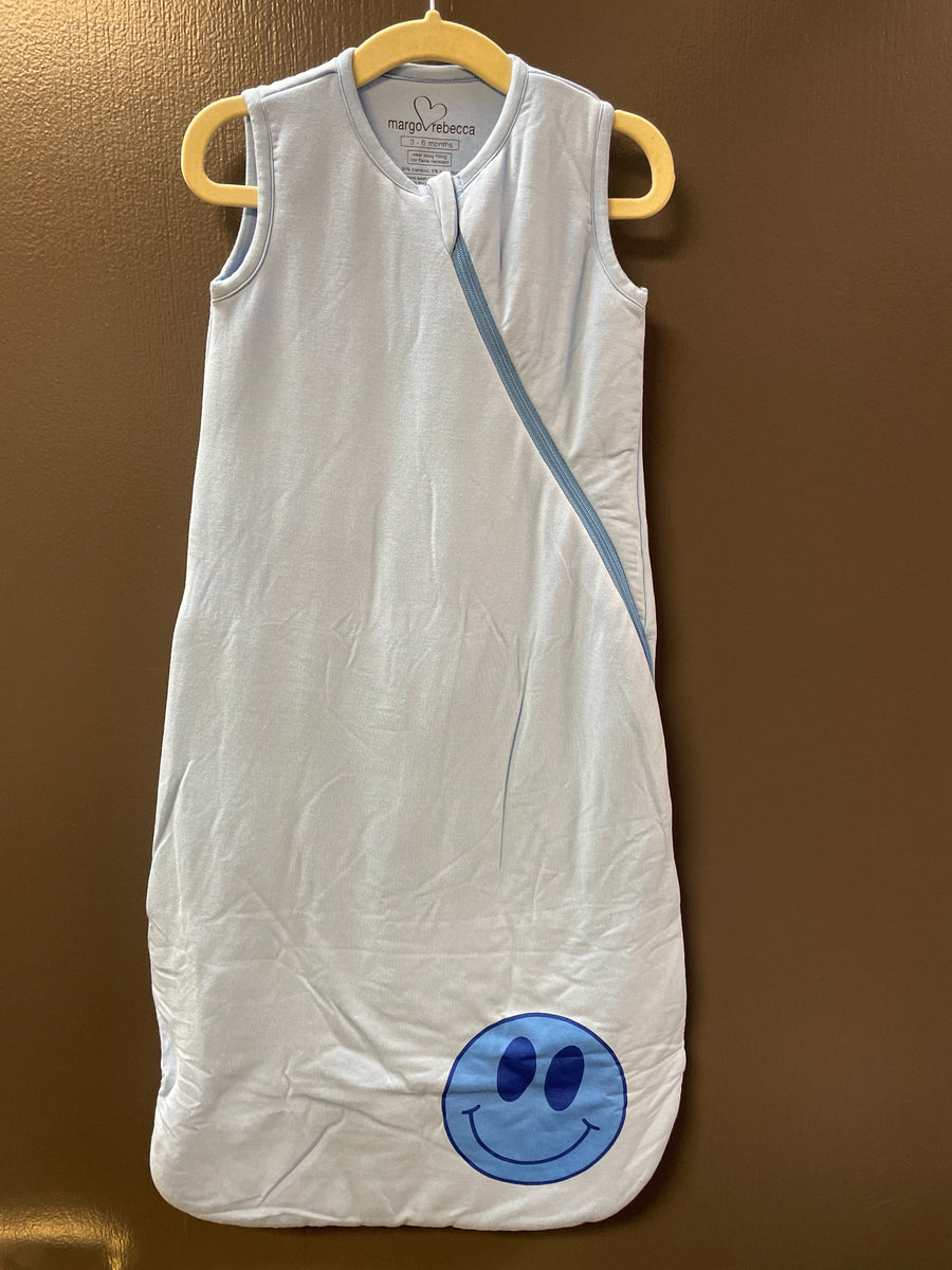 Sleep Margo Margo Rebecca Blue Smiley Sleep Sack – DazzleUSA