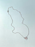 Iishii Designs Round Cut CZ Halo Necklace