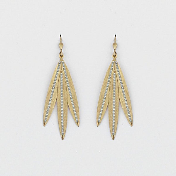 La Vie Parisienne Triple Spike Drop Earring