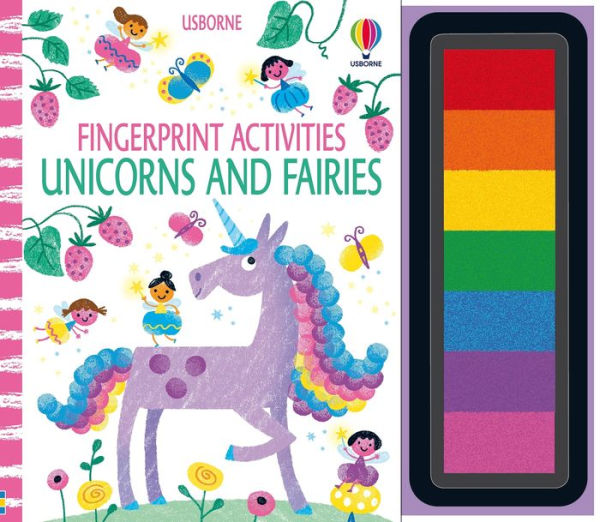 Fingerprint Activities Unicorn and Fairies Book