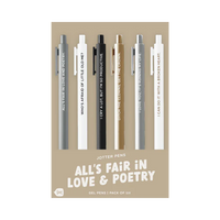 TOOT Jotter's All's Fair in Love and Poetry Pen Set