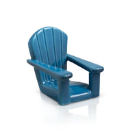 Nora Fleming Mini: Chillin' Chair Blue