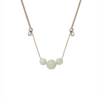 &Livy HyeVibe Multi Gemstone Necklace - Amazonite on Silver