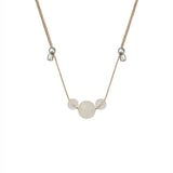 &Livy HyeVibe Multi Gemstone Necklace - Rose Quartz on Silver