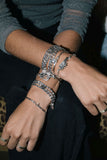 &Livy Love Knot Bracelet in Platinum Silver