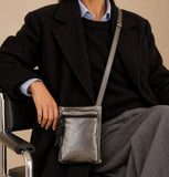 Daniella Lehavi Anita Loop Crossbody Bag in Pewter