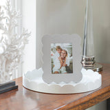 Addison Ross Scallop Picture Frame in Chiffon