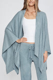 Barefoot Dreams CozyChic Lite Weekend Wrap in Blue Aura