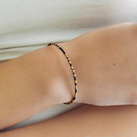 Lenny and Eva Confetti Bangle in Black