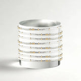 Lenny and Eva Confetti Bangle in Silver