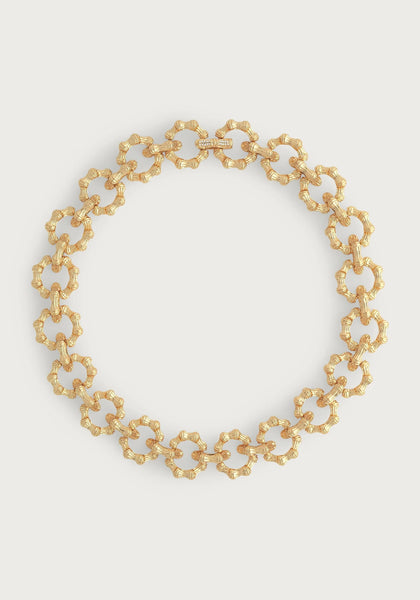 Anabel Aram Bamboo Chain Necklace
